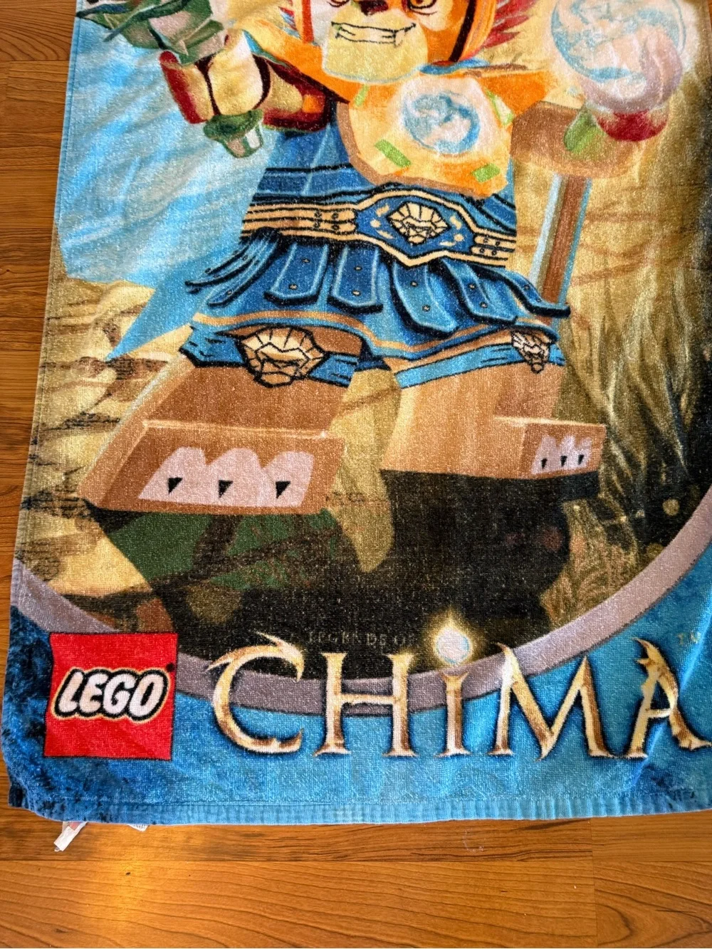 2013 Lego Chima Beach Towel - Blue, Red, Green